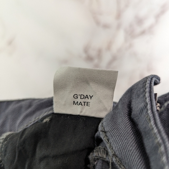 Rollas Pants Mens 34 X 32 Lazy Boy Wide Leg New Ink Drill Dark Gray Carpenter - Picture 10 of 12